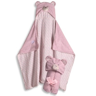 Κάπα Bebe  75x100  Silk Fashion  Ρόζ