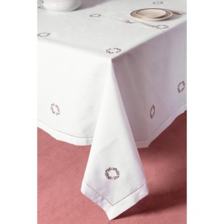 Τραπεζομάντηλο 160x250 Silk Fashion Yl1005 Λευκό