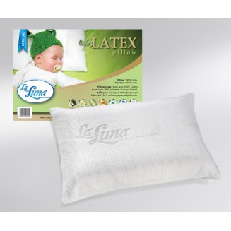 Μαξιλάρι Ύπνου 30x40+6.5 La Luna Baby Line Latex Πολύ Μαλακό