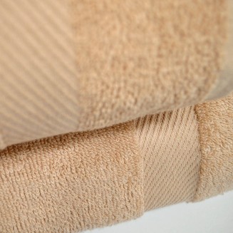 Πετσέτες Σετ 2 Τεμαχίων Lino Dina Beige