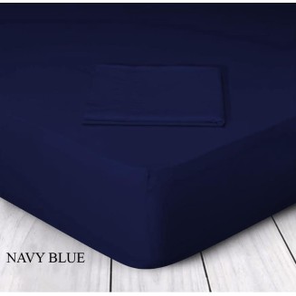 Σεντόνι Μεμονωμένο Γίγας Με Λάστιχο 180x200+30 Marwa 711605622-Navy Blue