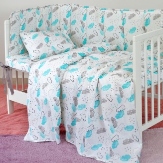 Μαξιλαροθήκη 35x45 Melinen Παιδική Baby Line Cloud Boy