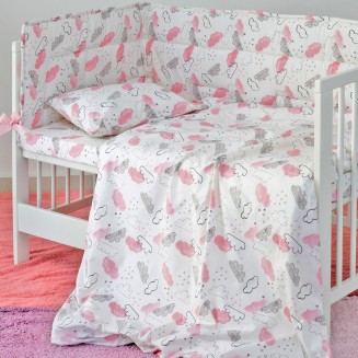 Μαξιλαροθήκη 35x45 Melinen Παιδική Baby Line Cloud Girl