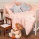 Σεντόνι Μεμονωμένο Αγκαλιάς 85x110 Melinen Baby Line Happy Pink