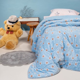 Κουβερτοπάπλωμα Παιδικό Μονό 160x220 Melinen Mini Stars Boy