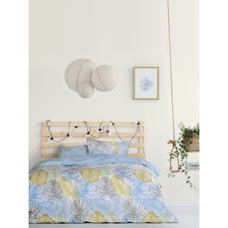 Σεντόνια Σετ Μονά 160x270 Kocoon Mostera Blue