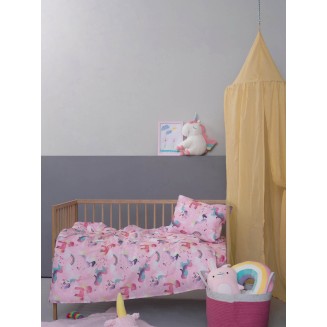 Πάντα Κούνιας 40x210 Με Δεσίματα Palamaiki My Kingdom MK735