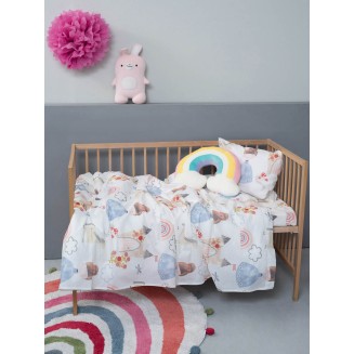 Πάντα Κούνιας 40x210 Με Δεσίματα Palamaiki My Kingdom MK739