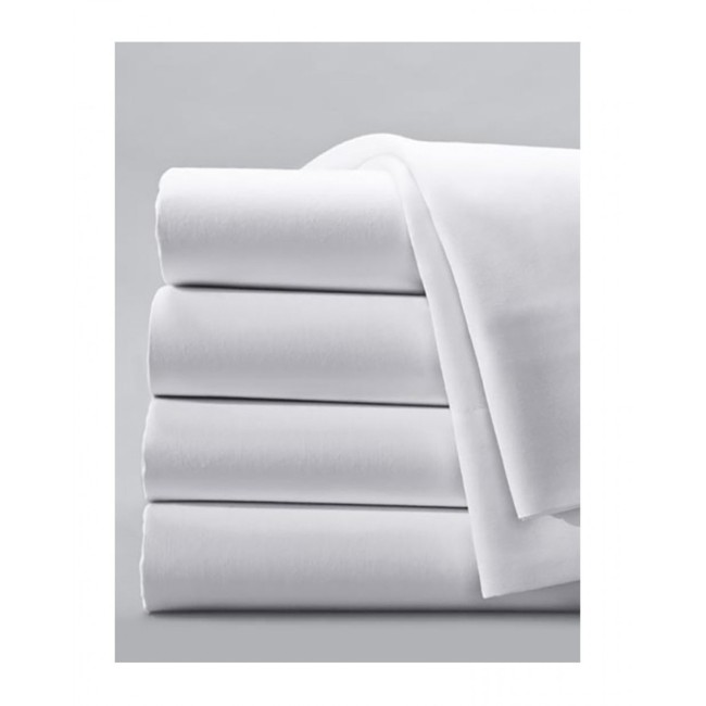 Ξενοδοχειακό Σεντόνι Μεμονωμένο Υπέρδιπλο 220x260  70% Βαμβάκι-30% Polyester 200 TC