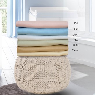 Σεντόνι Μεμονωμένο Κούνιας 120x160 Sb Home Delos Beige