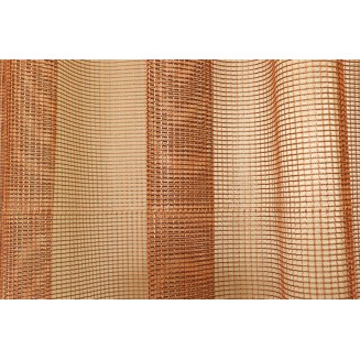 Κουρτίνα Με Τρέσα 145x300 Maison Blanche 63115/08 Πορτοκαλί Δίχτυ