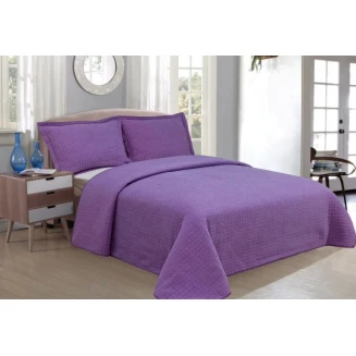 Κουβερλί Σετ Υπέρδιπλο All About Home Stonewashed Purple