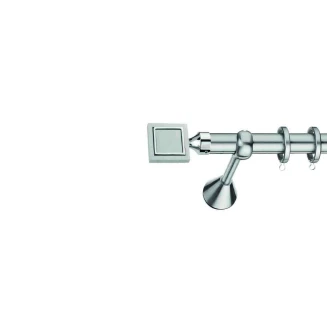 Κουρτινόξυλο Φ.25 Domus Νίκελ Ματ-Χρώμιο Μήκους 1.60 Κερκίνη