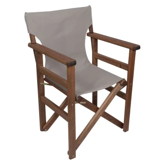 Ανταλλακτικό Πανί Καρέκλας Σκηνοθέτη 49x77x57 Φόρμα 2 Καραβόπανο Γκρί