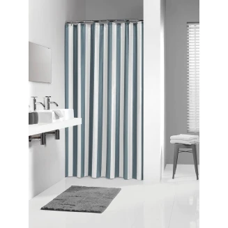 Κουρτίνα Μπάνιου Υφασμάτινη 180x200 Sealskin Linje grey