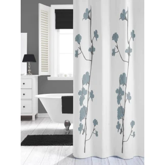 Κουρτίνα Μπάνιου Υφασμάτινη 180x200 Sealskin Orchid blue