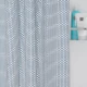Κουρτίνα Μπάνιου Υφασμάτινη 180x200 Sealskin Wave blue
