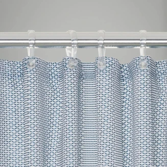 Κουρτίνα Μπάνιου Υφασμάτινη 180x200 Sealskin Wave blue