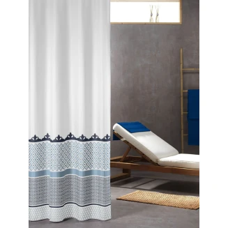 Κουρτίνα Μπάνιου Υφασμάτινη 180x200 Sealskin Marrakech blue