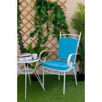 Μαξιλάρι Πλάτη Ρουστίκ Αδιάβροχο 33/42x42 Be Comfy 6501 Sky Blue