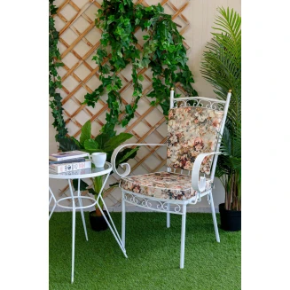 Μαξιλάρι Κάθισμα Φερ Φορζέ Ρουστίκ Αδιάβροχο 37/48x45 Be Comfy 803 Floral Titian