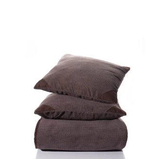 Μαξιλάρι Διακοσμητικό 65x65 Silk Fashion 1715 Σοκολά