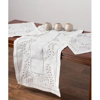 Σετ Κέντημα 3 τεμαχίων  Silk Fashion 3279 Λευκό