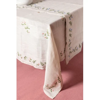 Καρέ 90x90 Silk Fashion 866 Άμμου-Σιέλ