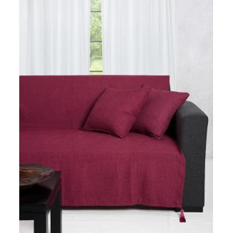 Ριχτάρι Πολυθρόνας 180x180 Silk Fashion 9925 Φούξια