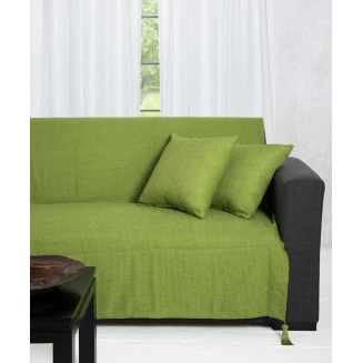 Ριχτάρι Πολυθρόνας 180x180 Silk Fashion 9925 Λαχανί