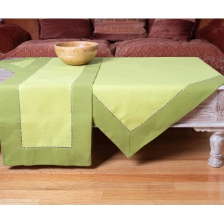 Τραπεζομάντηλο Ροτόντα R180 Silk Fashion Bg17kyp-7 Κυπαρισί-Πράσινο