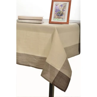 Τραπεζομάντηλο 160x300 Silk Fashion Nx031 Γκρί Καφέ