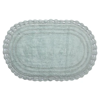 Πατάκι Μπάνιου 70x140 Silk Fashion Οβάλ Mint