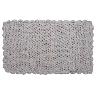 Πατάκι Μπάνιου 70x140 Silk Fashion Πλεκτό Γκρί