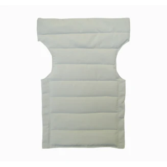 Ανταλλακτικό Μαξιλάρι Καρέκλας Σκηνοθέτη 45x79x55 Φόρμα 1 Politishome Λευκό Πάγου