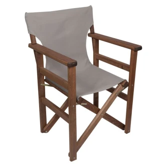 Ανταλλακτικό Πανί Καρέκλας Σκηνοθέτη 46,5x79x53 Φόρμα 3 Καραβόπανο Γκρί