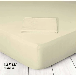 Σεντόνι Μεμονωμένο Ημίδιπλο Με Λάστιχο 120x200+30 Marwa 711605622-013 Cream