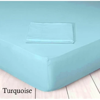 Σεντόνι Μεμονωμένο Μονό Με Λάστιχο 100x200+30 Marwa 711605622-Turquoise