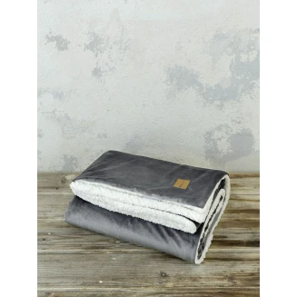 Κουβέρτα καναπέ 130x170 Nima Home Nuan Dark Gray