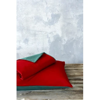 Παπλωματοθήκη Σετ Μονή 160x240 Nima Abalone Red-Green