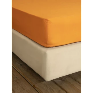Σεντόνι Μεμονωμένο Γίγας Με Λάστιχο 180x200+32 Nima Unicolors Deep Orange