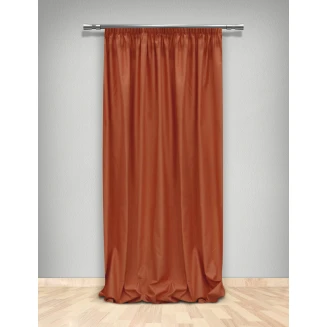 Κουρτίνα Με Τρέσα 145x280 Maison Blanche Λονέτα Φέρρι 09 Κεραμιδί