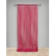 Κουρτίνα Με Τρέσα 145x280 Maison Blanche 855/10 Φούξια  Οργάντζα