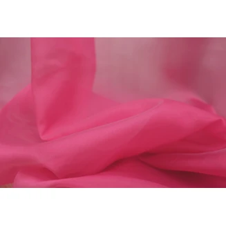 Κουρτίνα Με Τρέσα 145x280 Maison Blanche 855/10 Φούξια  Οργάντζα