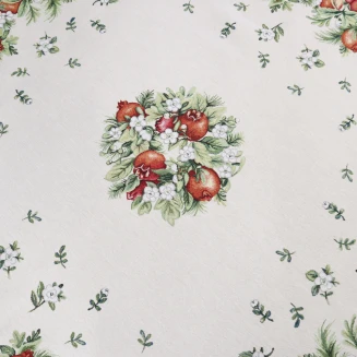 Τραπεζομάντηλο Ροτόντα R180 Dimeco Στόφα Panel Pomea