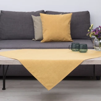 Καρέ 85x85 Dimeco Τυπωτό Λονέτα Μονόχρωμο 5403 Yellow