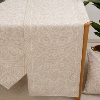 Σετ Σεμέν/Πετσετάκια 3 Τεμαχίων Στόφα Panel Dimeco Capri Beige