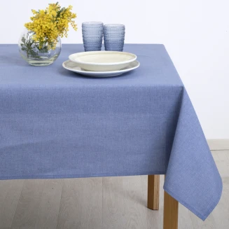 Τραπεζομάντηλο Λονέτα 140x300 Dimeco 5403 Blue