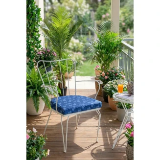 Μαξιλάρι Κάθισμα Φέρ-Φορζέ 44x45x5 Πέταλο Περικοκλάδα