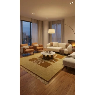 Χαλί 200x250 Mekka carpets EFSANE 307 Beige